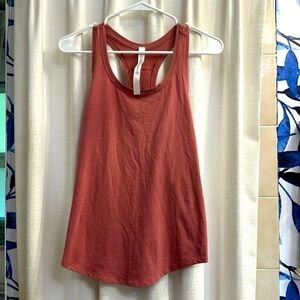 Women’s Lululemon Love Tank Top Spiced Chai Pima Cotton Size 2